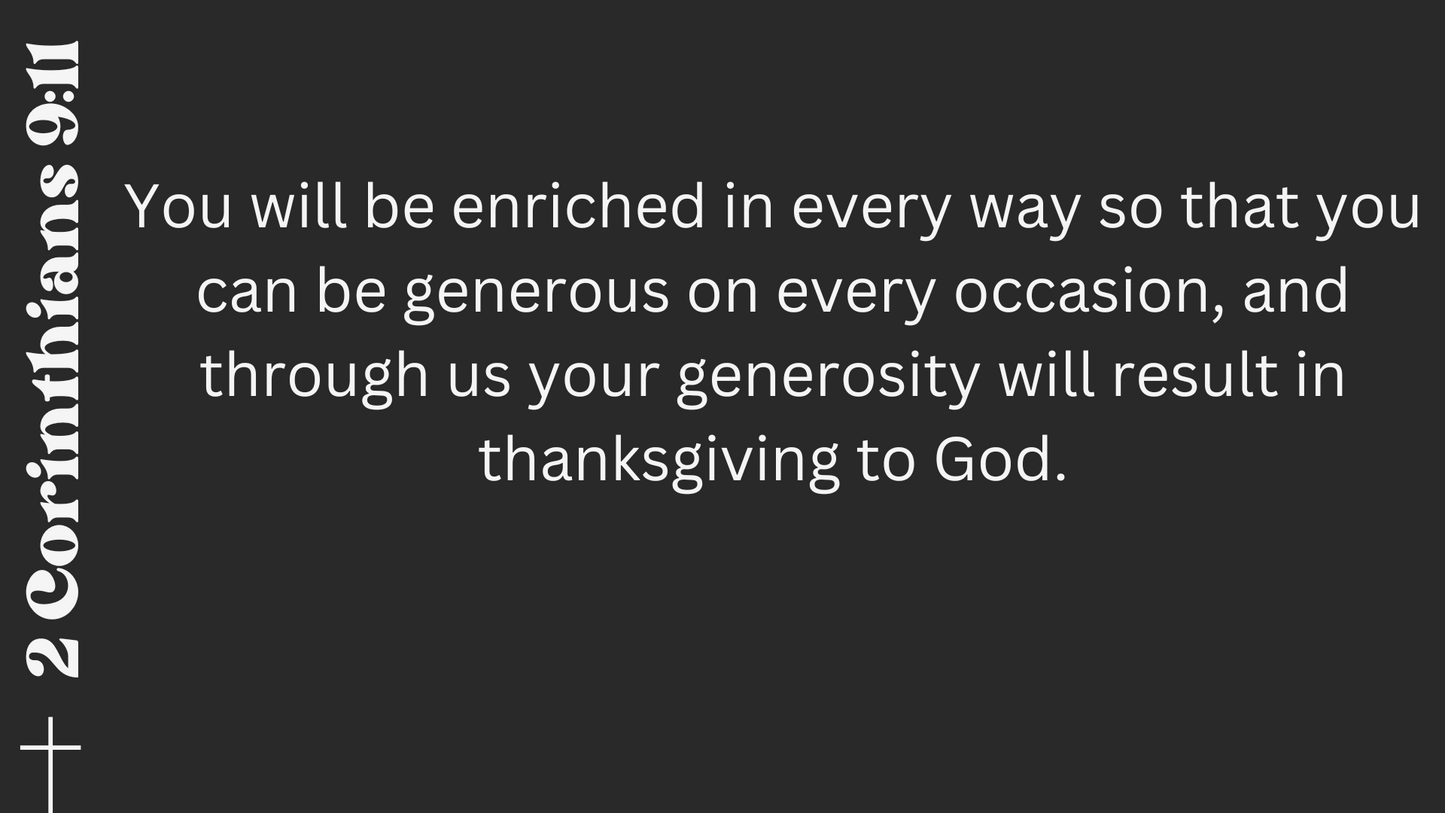 Generosity