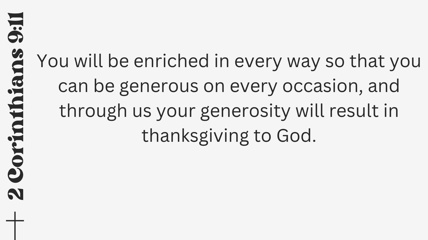 Generosity